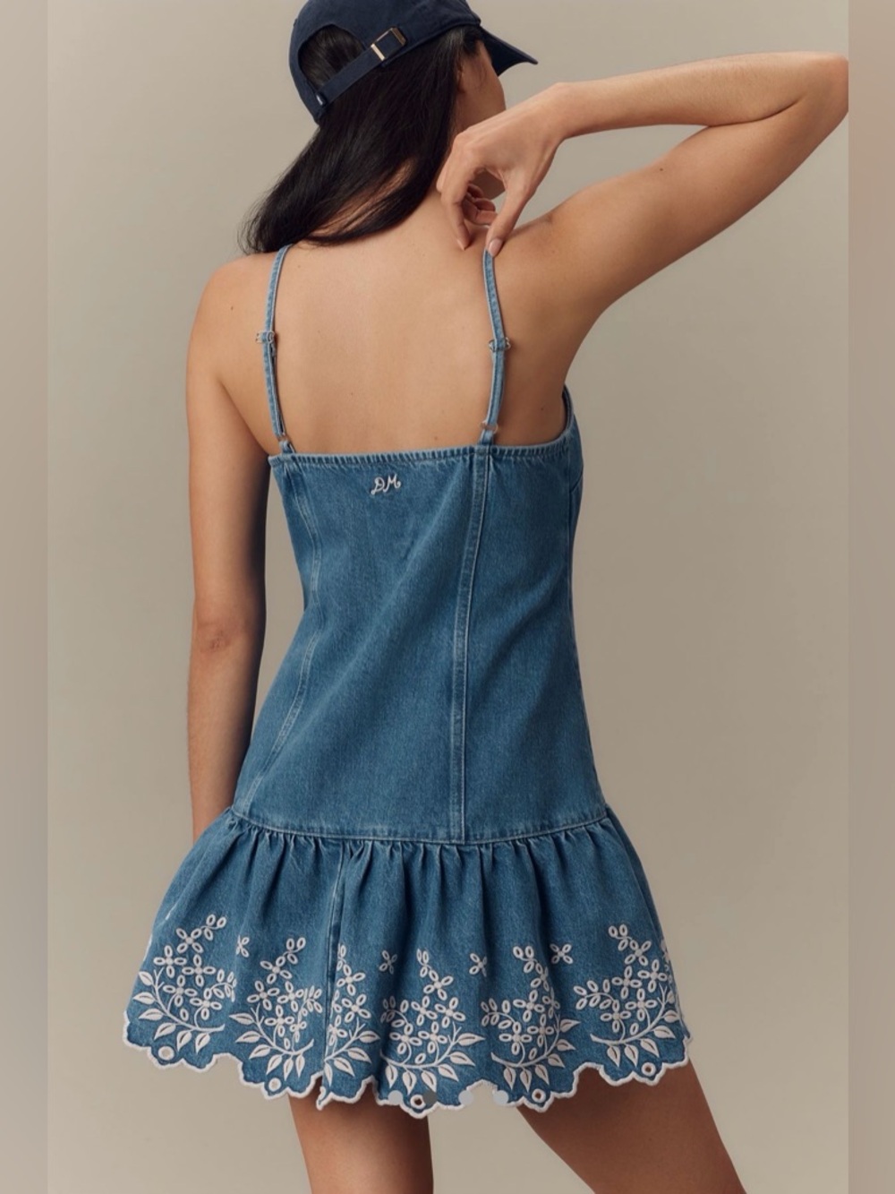Anthropologie x Damson Madder Lana Drop-Waist Mini Dress NWT - Picture 2 of 7